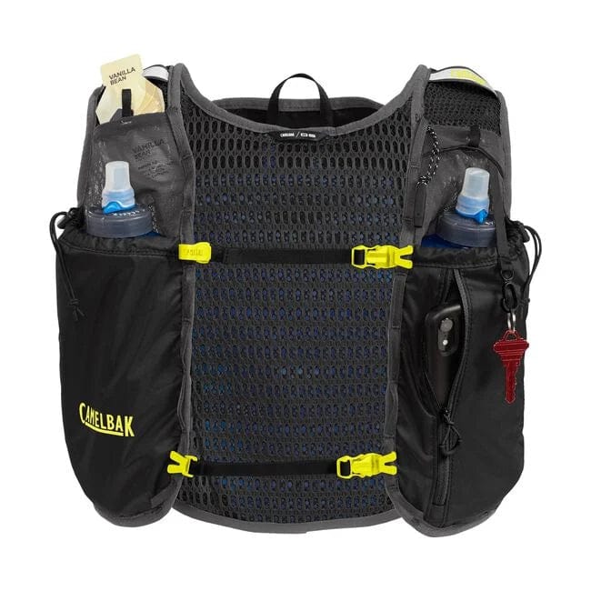 Load image into Gallery viewer, Black/Safety Yellow Camelbak Circuit Run Vest with Crux 1.5L Reservoir - Men&#39;s Camelbak Products Inc.
