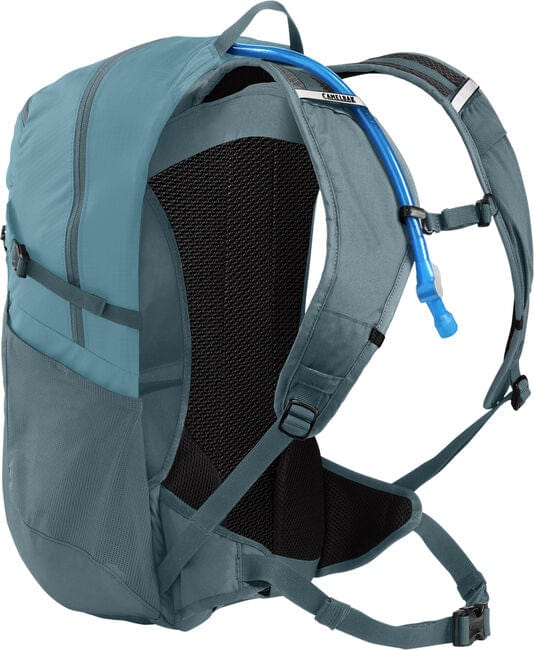 Load image into Gallery viewer, Smoke Blue/Fiery Coral / 100 oz Camelbak Fourteener 24 Hydration Pack with Crux 3L Reservoir - Women&#39;s CAMELBAK PRODUCTS INC.
