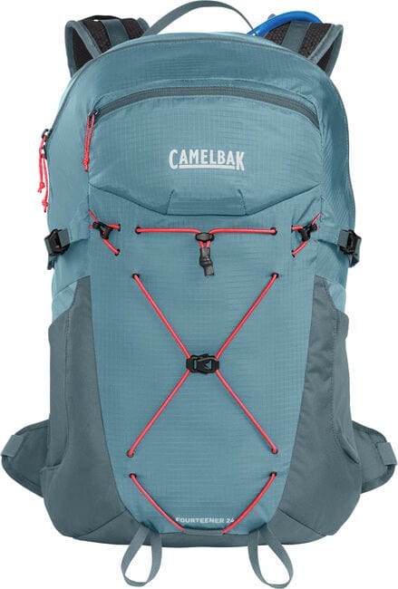 Smoke Blue/Fiery Coral / 100 oz Camelbak Fourteener 24 Hydration Pack with Crux 3L Reservoir - Women's CAMELBAK PRODUCTS INC.