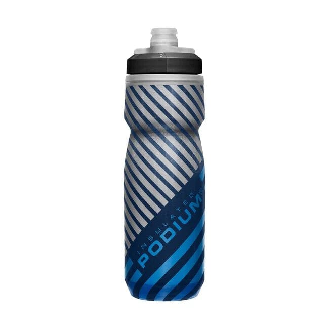 Load image into Gallery viewer, Navy/Blue Stripe Camelbak Podium Chill Outdoor 21oz Bike Bottle Camelbak Products Inc.
