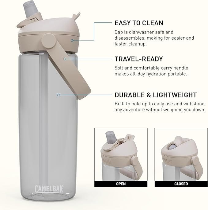 Load image into Gallery viewer, Clear Camelbak Thrive Flip Straw 20oz in Clear Camelbak Thrive Flip Straw 20oz in Clear Camelbak Products Inc.
