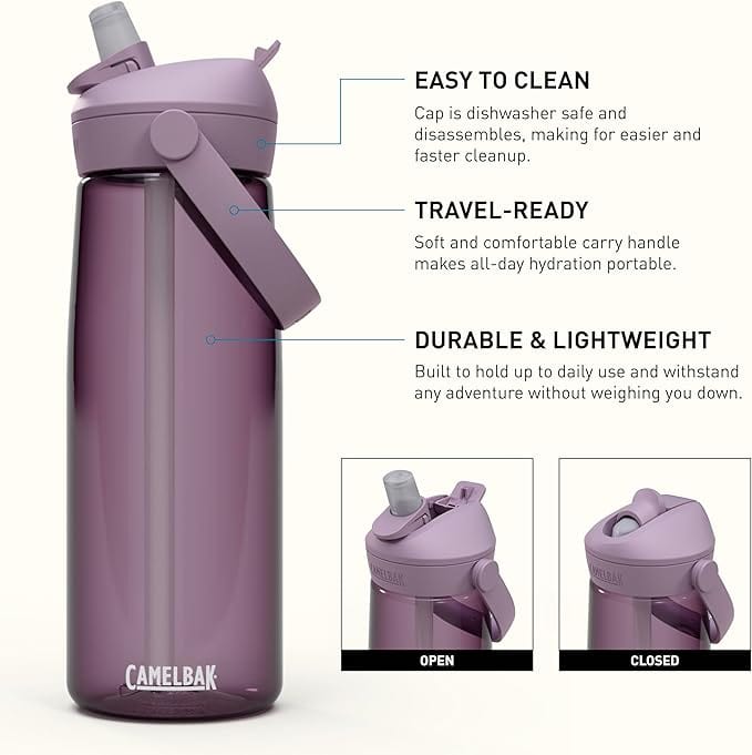 Load image into Gallery viewer, Purple Sky Camelbak Thrive Flip Straw 25oz in Purple Sky Camelbak Thrive Flip Straw 25oz in Purple Sky Camelbak Products Inc.

