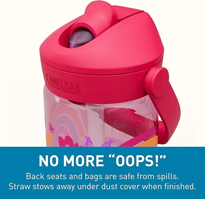 Load image into Gallery viewer, Rainbow Floral Camelbak Thrive Flip Straw Kids 14Oz in Rainbow Floral Camelbak Thrive Flip Straw Kids 14Oz in Rainbow Floral Camelbak Products Inc.
