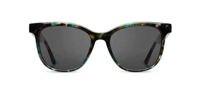 Load image into Gallery viewer, Basic Polarized Grey CAMP Eyewear Cove Sunglasses Blue Opal | Ebony - Women&#39;s CAMP Eyewear
