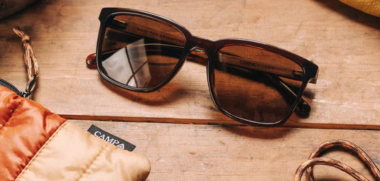 Basic Polarized Brown CAMP Eyewear Crag Sunglasses - Arches Edition Clay | Walnut CAMP Eyewear