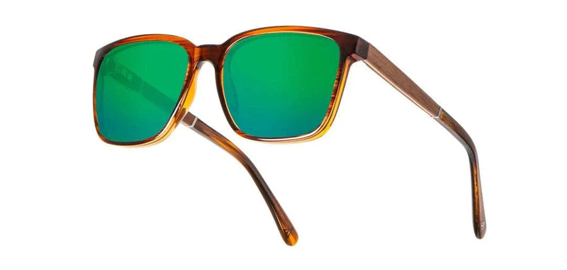 Load image into Gallery viewer, HD Plus Polarized Green Flash CAMP Eyewear Crag Sunglasses Tortoise | Walnut CAMP Eyewear
