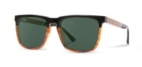 Basic Polarized G15 CAMP Eyewear Ridge Sunglasses Black Tortoise | Walnut - Men's CAMP Eyewear