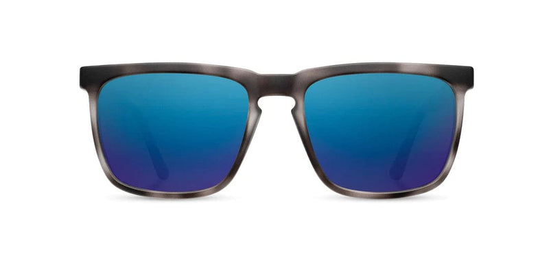 Load image into Gallery viewer, HD Plus Polarized Blue Flash CAMP Eyewear Ridge Sunglasses Matte Pearl Grey | Walnut - Men&#39;s CAMP Eyewear
