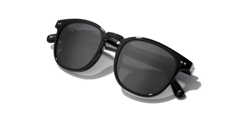 Load image into Gallery viewer, Basic Polarized Grey CAMP Eyewear Topo Sunglasses Black | Ebony CAMP Eyewear

