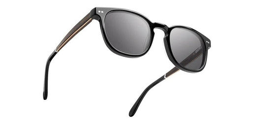 Basic Polarized Grey CAMP Eyewear Topo Sunglasses Black | Ebony CAMP Eyewear