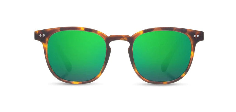 Load image into Gallery viewer, HD Plus Polarized Green Flash CAMP Eyewear Topo Sunglasses Matte Tortoise | Walnut CAMP Eyewear
