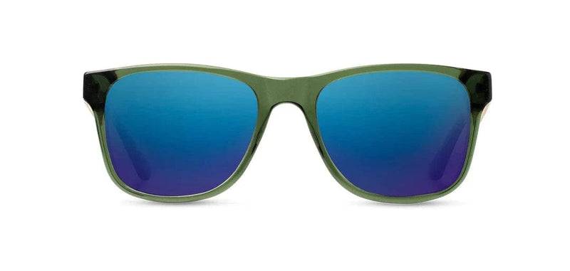 Load image into Gallery viewer, HD Plus Polarized Blue Flash CAMP Eyewear Trail Sunglasses Fern | Walnut CAMP Eyewear
