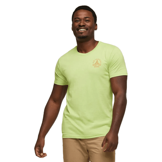 Lime / SM Cotopa Llama Map T-Shirt - Men's Cotopaxi