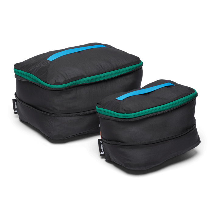 Load image into Gallery viewer, Black Cotopaxi Cubo Expandable Packing Cube Set in Black Cotopaxi Cubo Expandable Packing Cube Set in Black Cotopaxi
