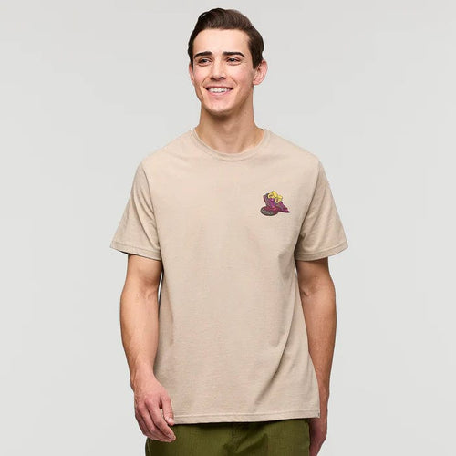 Pebble / SM Cotopaxi On The Trail Again T-Shirt - Men's Cotopaxi