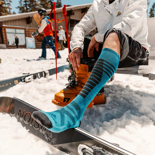 Darn Tough Edge Over-the-Calf Midweight Snow Sock - Men's Darn Tough Edge Over-the-Calf Midweight Snow Sock - Men's Darn Tough