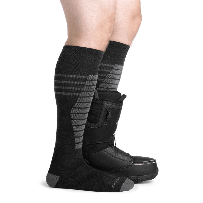 Load image into Gallery viewer, Darn Tough Edge Over-the-Calf Midweight Snow Sock - Men&#39;s Darn Tough Edge Over-the-Calf Midweight Snow Sock - Men&#39;s Darn Tough
