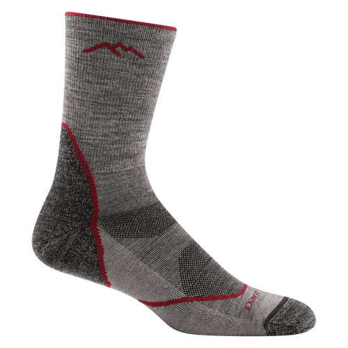 Taupe / LRG Darn Tough Light Hiker Micro Crew Sock - Men's Darn Tough