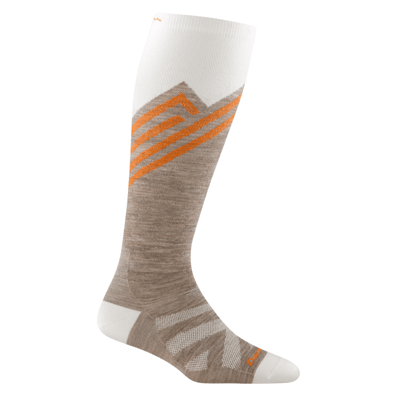 Load image into Gallery viewer, Biscotti / MED Darn Tough Peaks Over-The-Calf Ultra-Lightweight Ski/Snowboard Sock - Women&#39;s Darn Tough Peaks Over-The-Calf Ultra-Lightweight Ski/Snowboard Sock - Women&#39;s Darn Tough
