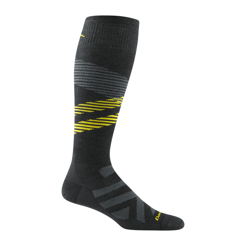 Load image into Gallery viewer, Carbon / LRG Darn Tough Pennant RFL Over-the-Calf Ultra Lightweight Sock - Men&#39;s Darn Tough Pennant RFL Over-the-Calf Ultra Lightweight Sock - Men&#39;s Darn Tough
