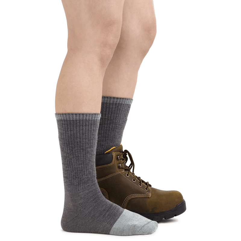 Load image into Gallery viewer, Shale / Med Darn Tough Steely Boot Midweight Work Sock - Women&#39;s Darn Tough
