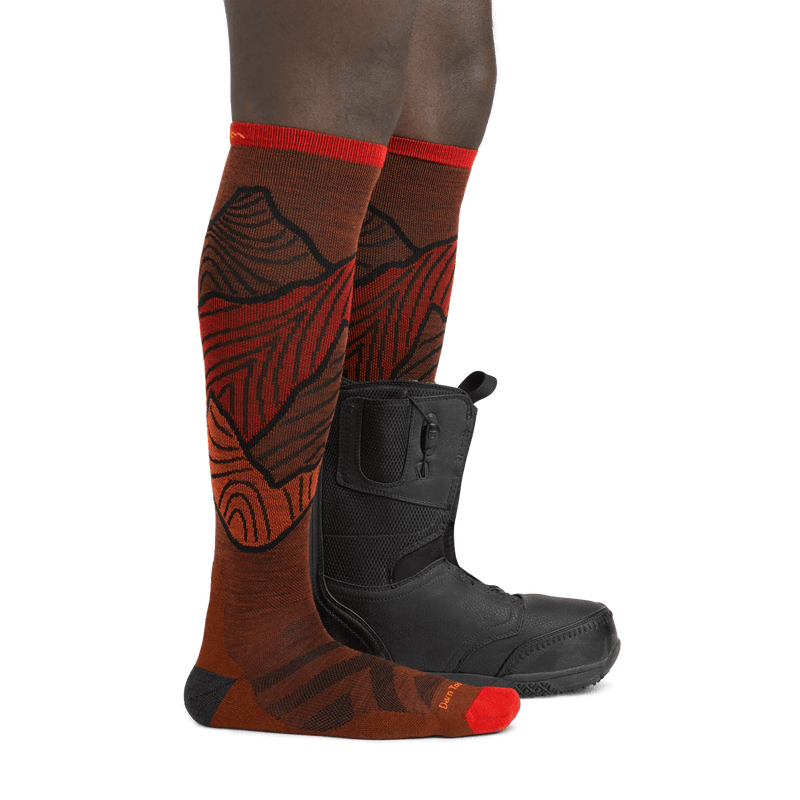 Load image into Gallery viewer, Forest / LRG Darn Tough Titan Over-the-Calf Lightweight Cushion - Men&#39;s Darn Tough Titan Over-the-Calf Lightweight Cushion - Men&#39;s Darn Tough
