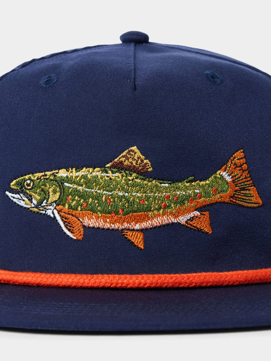 Vintage Navy Duck Camp Brook Trout Hat Duck Camp Brook Trout Hat Duck Camp