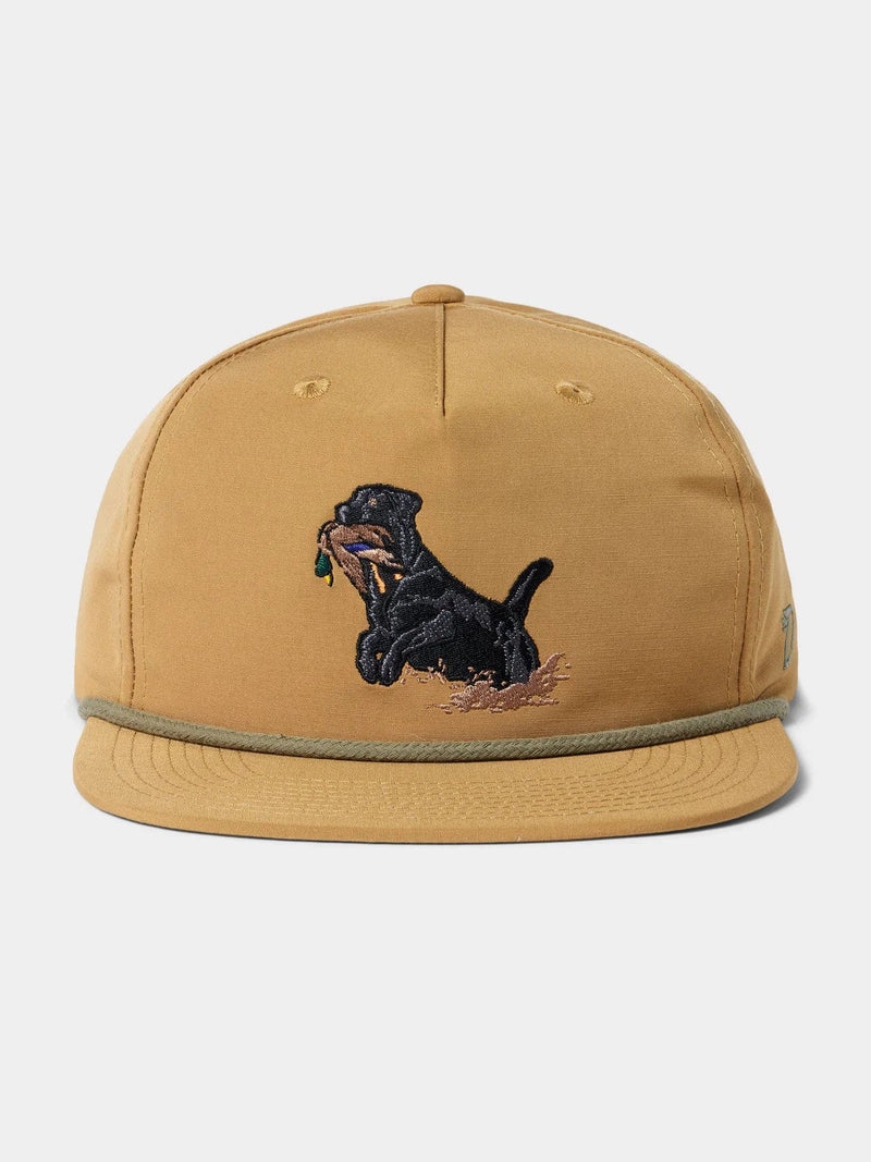 Load image into Gallery viewer, Wheat Duck Camp Grandpa Black Lab Hat Duck Camp
