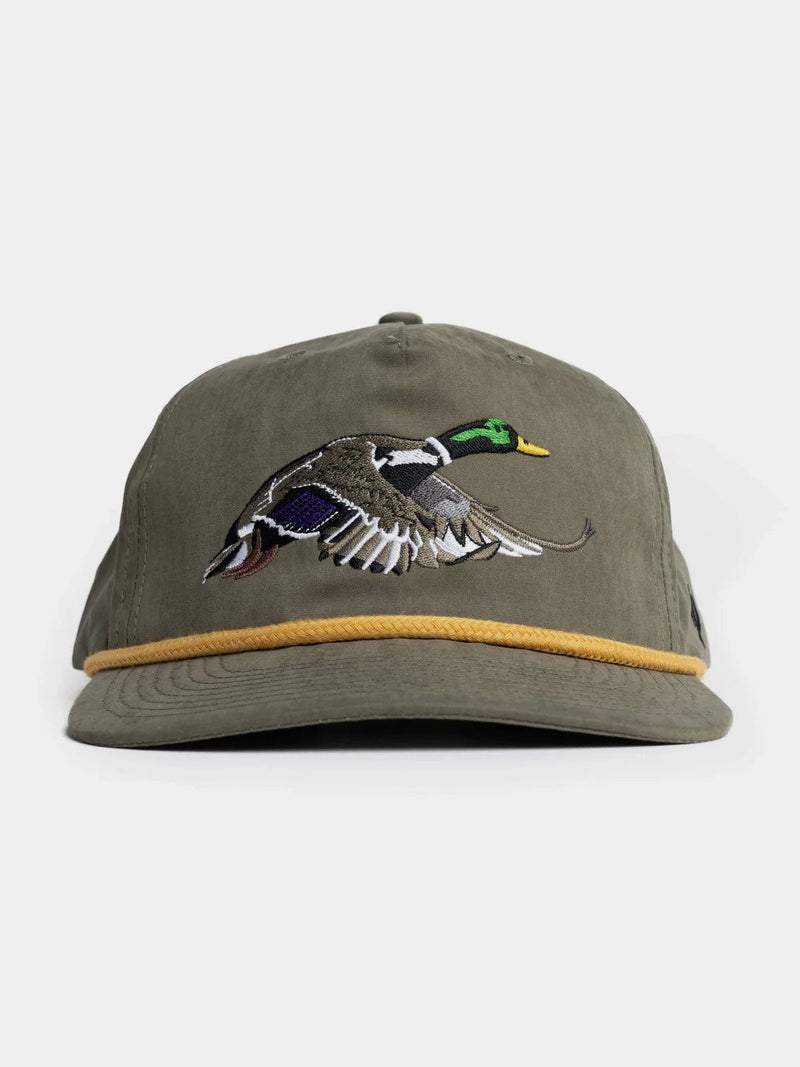 Load image into Gallery viewer, Military Green Duck Camp Mallard Hat Duck Camp
