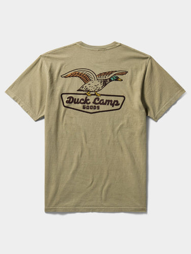 Vintage Khaki / SM Duck Camp Men's DC Shop Graphic Tee in Vintage Khaki Duck Camp Men's DC Shop Graphic Tee in Vintage Khaki Duck Camp