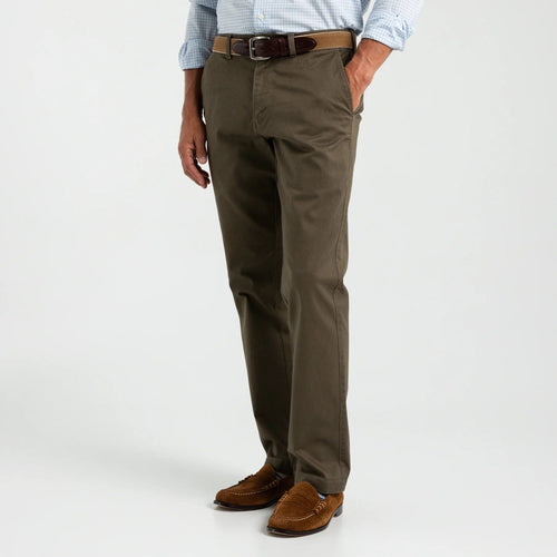 30 / 32L Duck Head Classic Fit Gold School Chino Dark Olive - Men's Duck Head