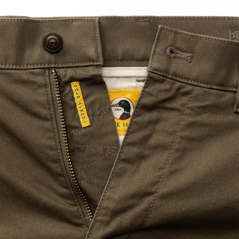 Load image into Gallery viewer, Duck Head Classic Fit Gold School Chino Dark Olive - Men&#39;s Duck Head
