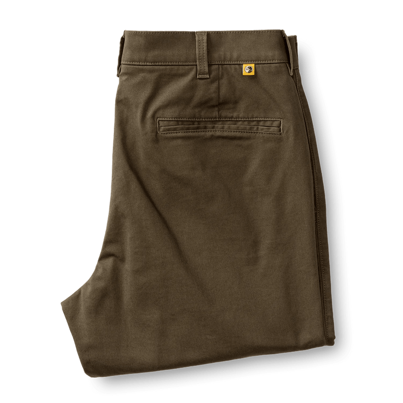 Load image into Gallery viewer, Duck Head Classic Fit Gold School Chino Dark Olive - Men&#39;s Duck Head
