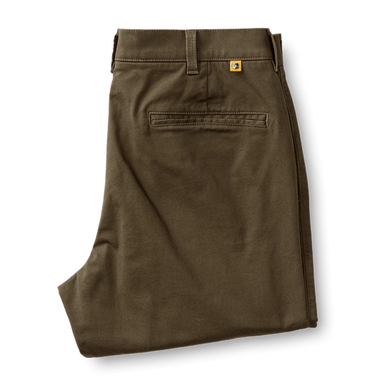 Duck Head Classic Fit Gold School Chino Dark Olive - Men's Duck Head