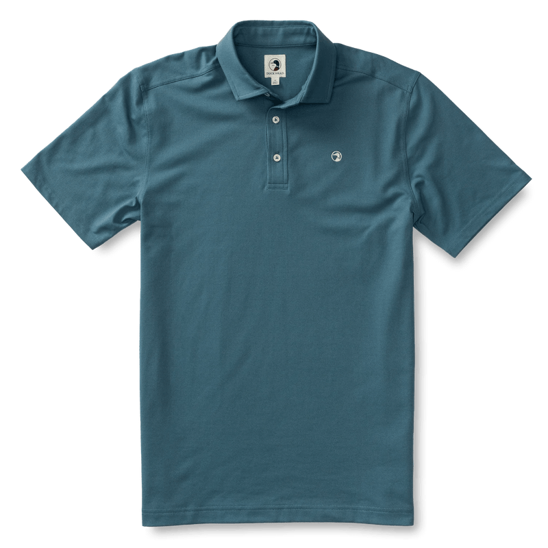Load image into Gallery viewer, Aegean Blue / SM Duck Head Classic Performance Pique Polo - Men&#39;s Duck Head
