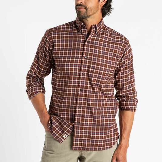 Duck Head Cotton Flannel Sport Shirt - Men's Duck Head