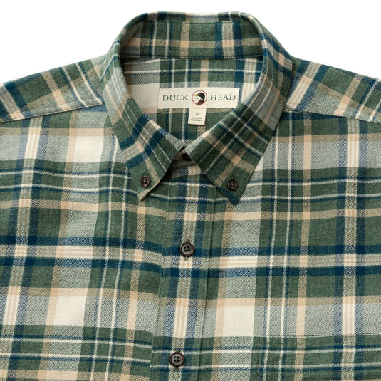 Duck Head Cotton Flannel Sport Shirt Stoker Plaid - Men's Duck Head Cotton Flannel Sport Shirt Stoker Plaid - Men's Duck Head