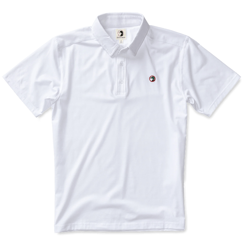 Load image into Gallery viewer, White / SM Duck Head Hayes Performance Logo Polo - Men&#39;s DUCK HEAD
