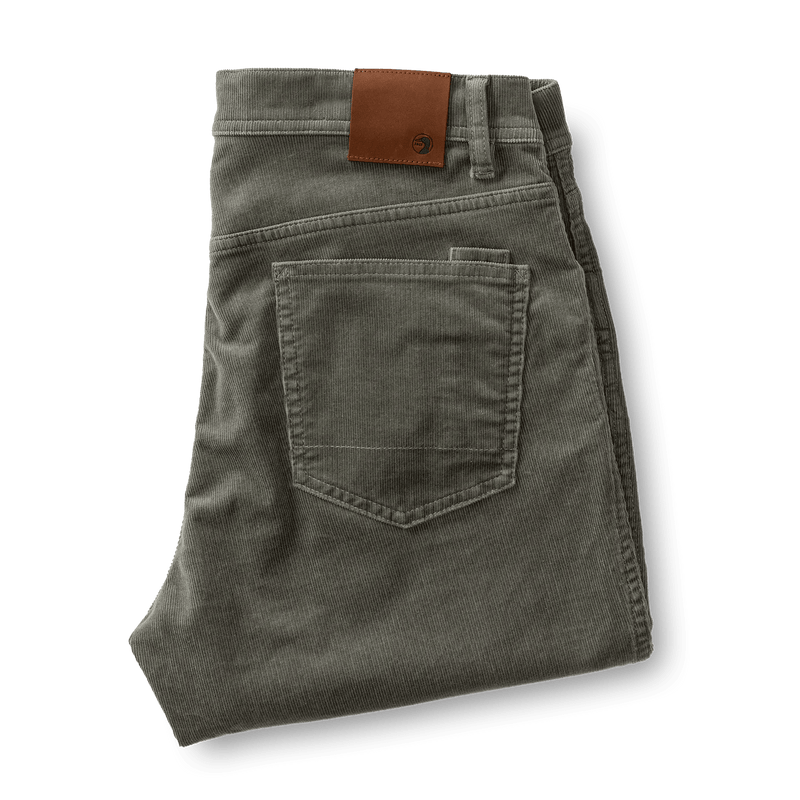 Load image into Gallery viewer, 30 / 32L Duck Head Holston Corduroy 5-Pocket Pants in Castor Grey - Men&#39;s Duck Head Holston Corduroy 5-Pocket Pants in Castor Grey - Men&#39;s Duck Head
