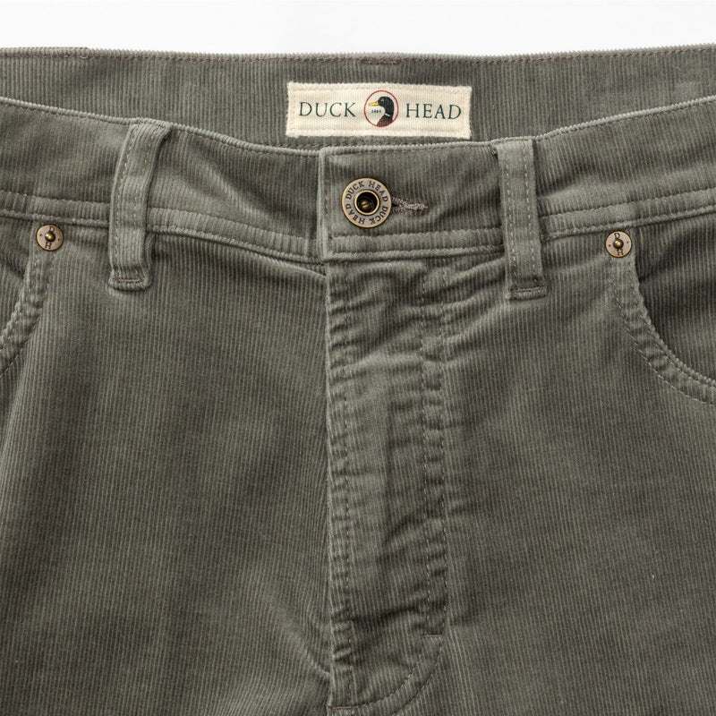 Load image into Gallery viewer, Duck Head Holston Corduroy 5-Pocket Pants in Castor Grey - Men&#39;s Duck Head Holston Corduroy 5-Pocket Pants in Castor Grey - Men&#39;s Duck Head
