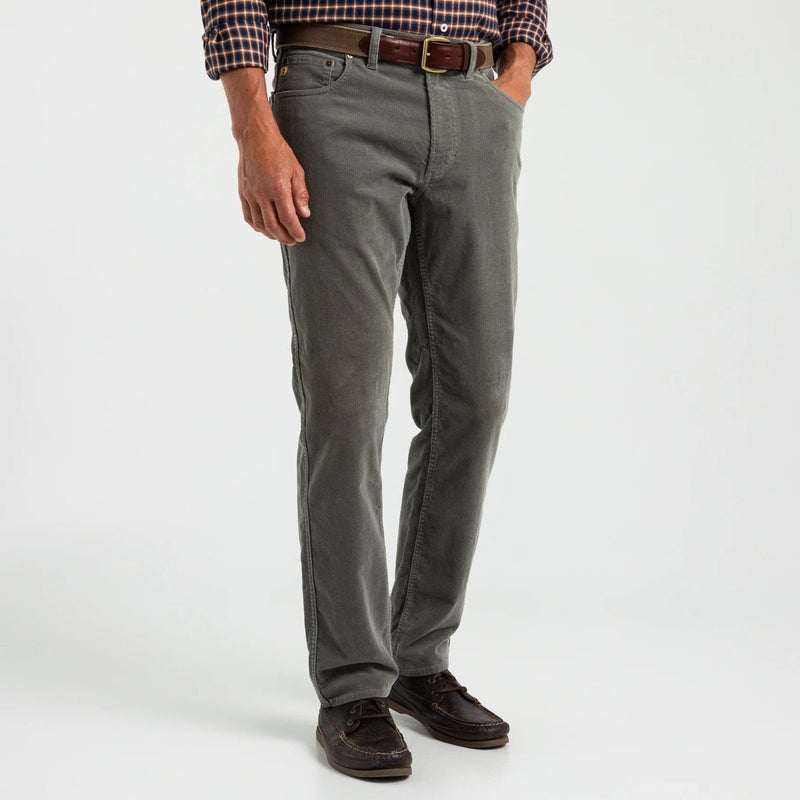 Load image into Gallery viewer, Duck Head Holston Corduroy 5-Pocket Pants in Castor Grey - Men&#39;s Duck Head Holston Corduroy 5-Pocket Pants in Castor Grey - Men&#39;s Duck Head
