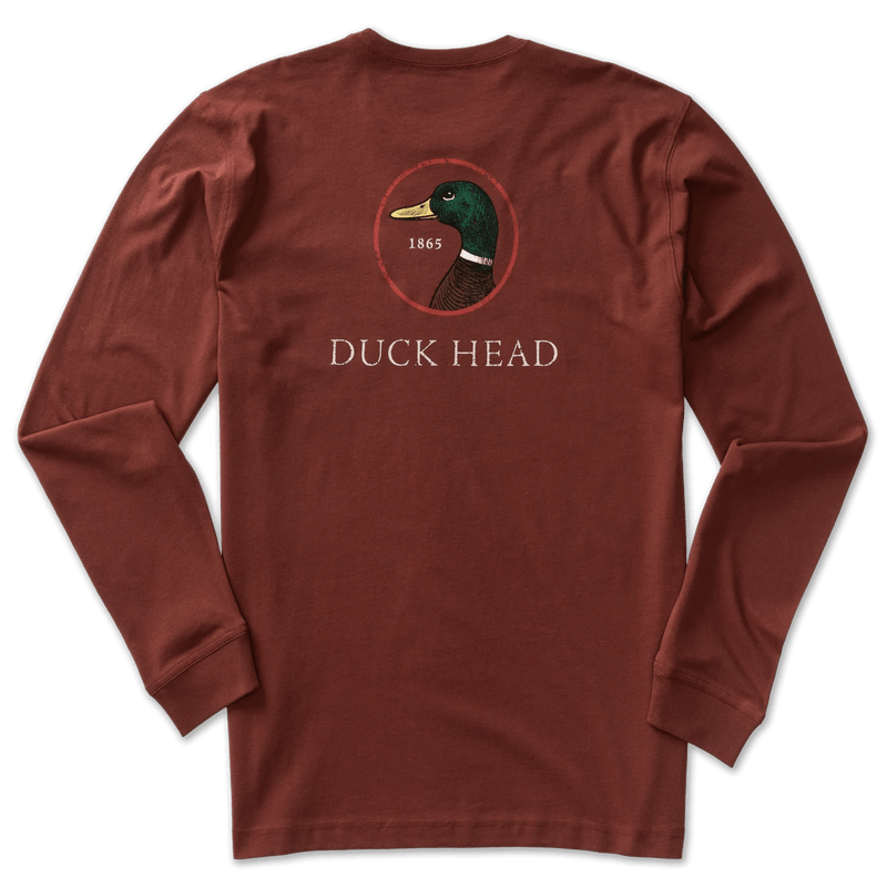 Load image into Gallery viewer, Sable / SM Duck Head Logo Long Sleeve T-Shirt - Men&#39;s Duck Head
