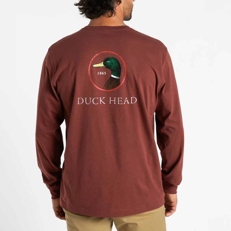 Load image into Gallery viewer, Duck Head Logo Long Sleeve T-Shirt - Men&#39;s Duck Head
