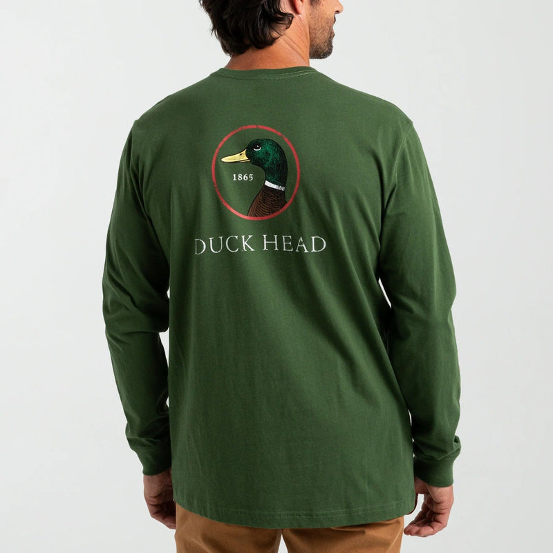 Load image into Gallery viewer, Duck Head Logo Long Sleeve T-Shirt - Men&#39;s Duck Head Logo Long Sleeve T-Shirt - Men&#39;s Duck Head
