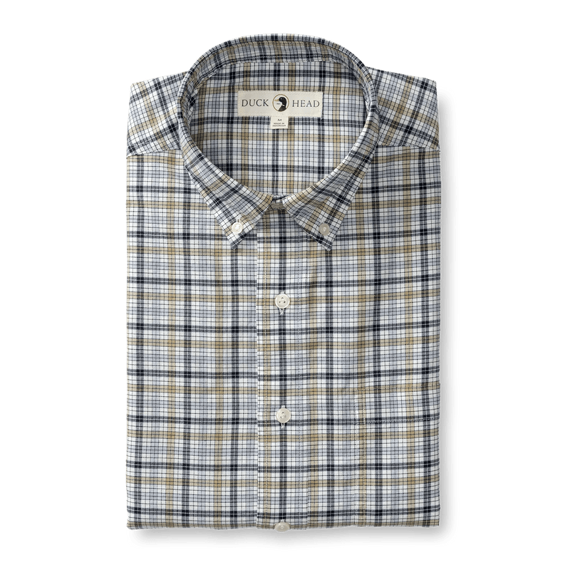 Load image into Gallery viewer, Royal Navy / SM Duck Head Longsleeve Cotton Oxford Russel Plaid - Men&#39;s Duck Head
