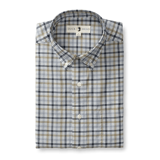 Royal Navy / SM Duck Head Longsleeve Cotton Oxford Russel Plaid - Men's Duck Head