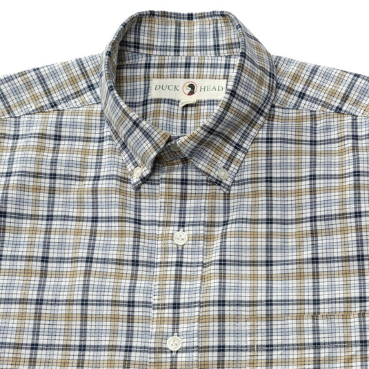 Duck Head Longsleeve Cotton Oxford Russel Plaid - Men's Duck Head