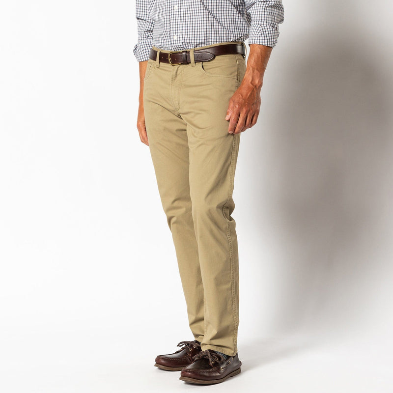 Load image into Gallery viewer, Duck Head Men&#39;s Shoreline Five-Pocket Pant in Woodland Khaki Duck Head Men&#39;s Shoreline Five-Pocket Pant in Woodland Khaki Duck Head
