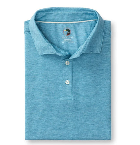 Snail Blue Heather / SM Duck Head Men's Short Sleeve Summerford Performance Polo Duck Head Men's Short Sleeve Summerford Performance Polo Duck Head