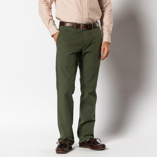 Duck Head Men's Wool Herringbone Gold School Chino in Duck Green Duck Head Men's Wool Herringbone Gold School Chino in Duck Green Duck Head